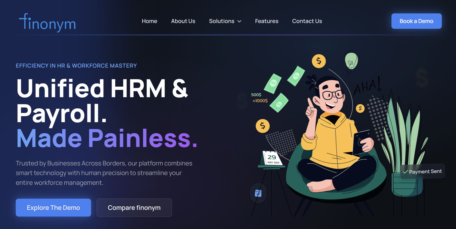Finonym SaaS Front-End